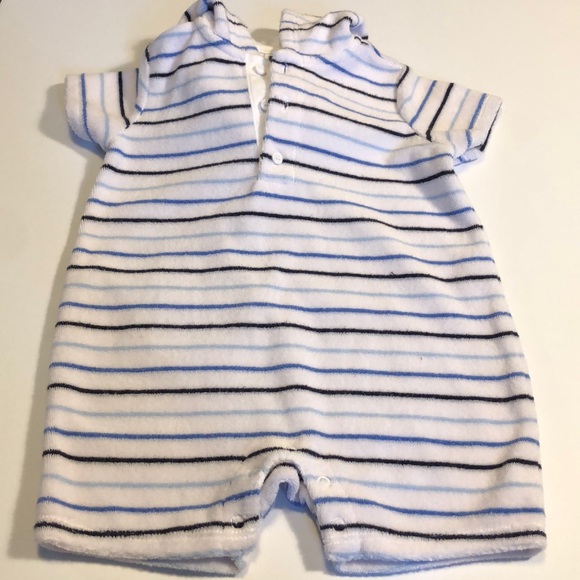 Janie and Jack Hooded Terry Short/ coverup size 3-6 months - Picture 1 of 9